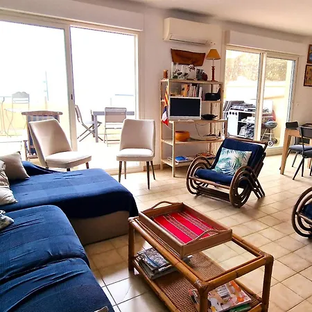Bel T3, 2 Terrasses, Climatisation, Garage, A 50m Plage, 4 Pers. A - Fr-1-309-198 بانيول سور مير